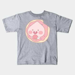 Sweet Donut Baby Apeach | Peach Donut | Doughnut Kids T-Shirt